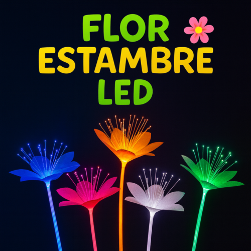 Flor Estambre LED 🌸💡